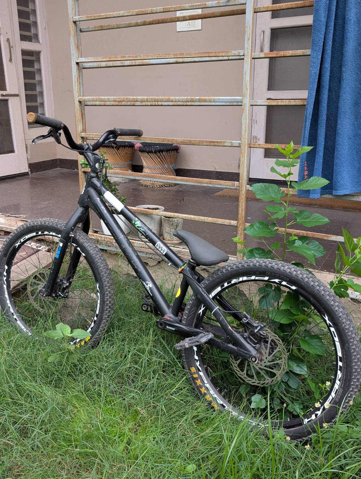 24" pro street trial bike || alloy frame,avid DB3,maxxis holy roller