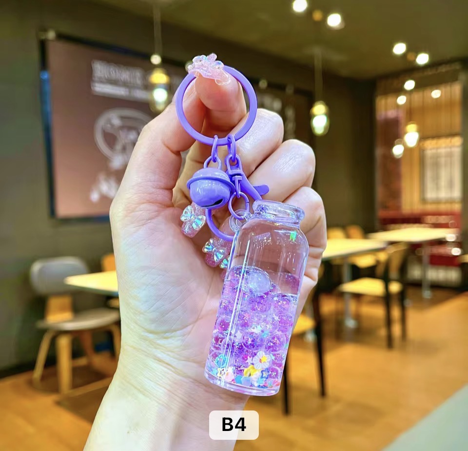 Grape Slushie Fairy dust Keychain