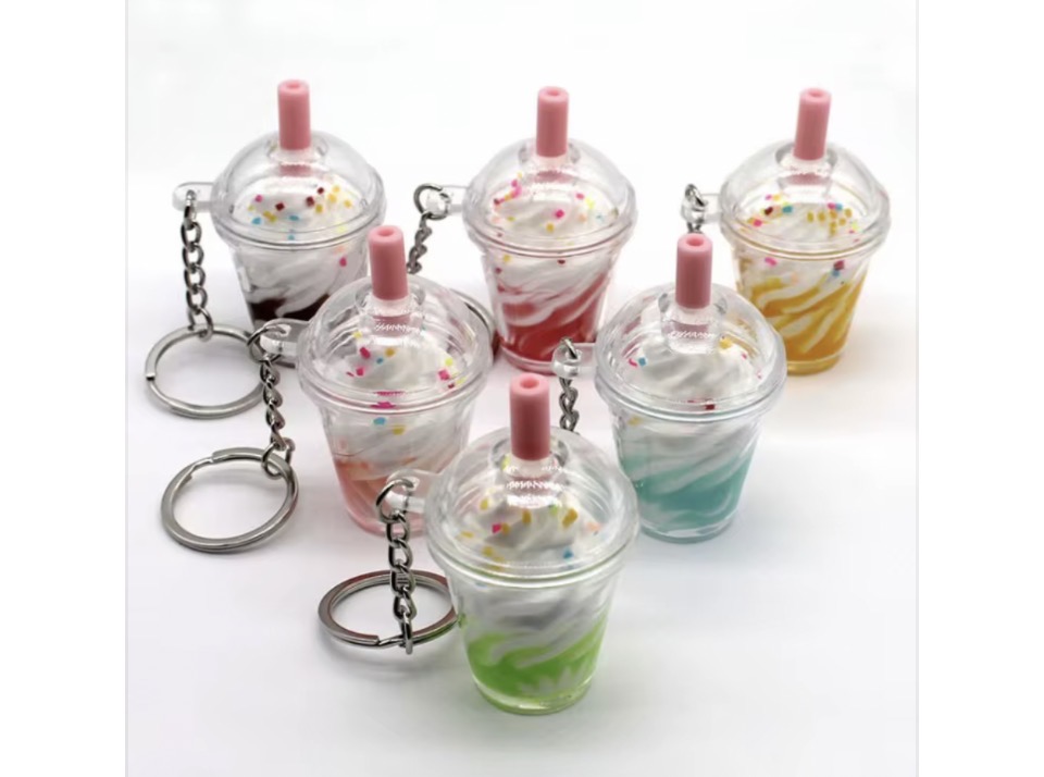 Mini Boba Keychain