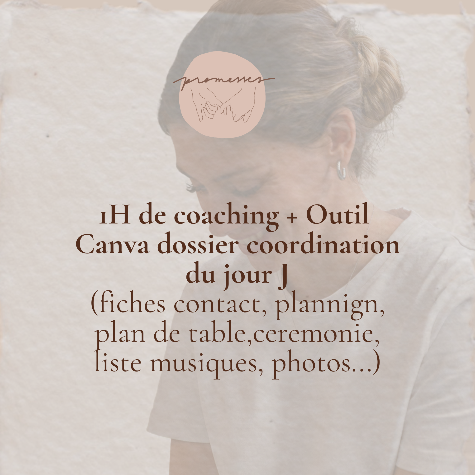 Coaching + dossier coordination jour J