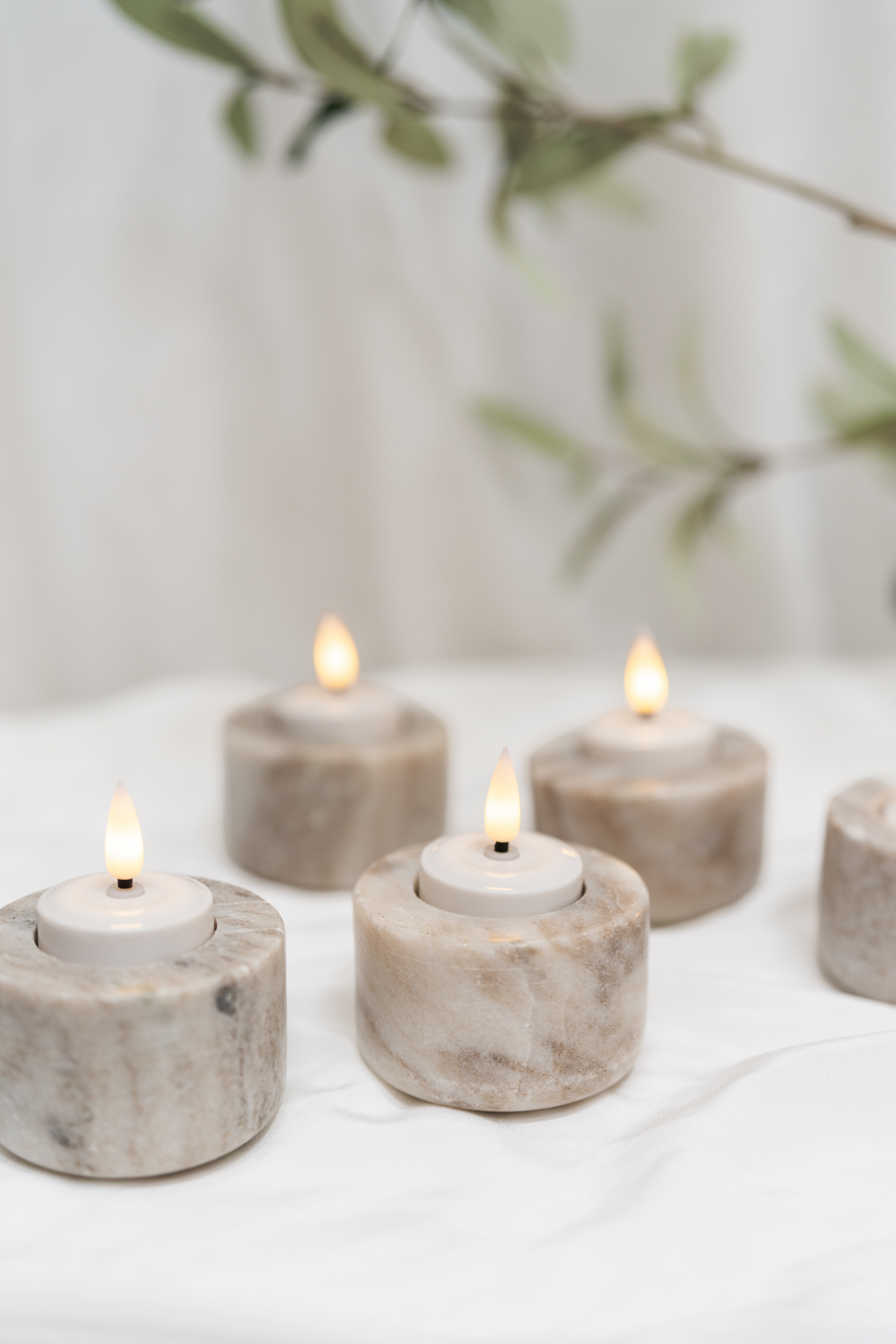 Photophore en marbre