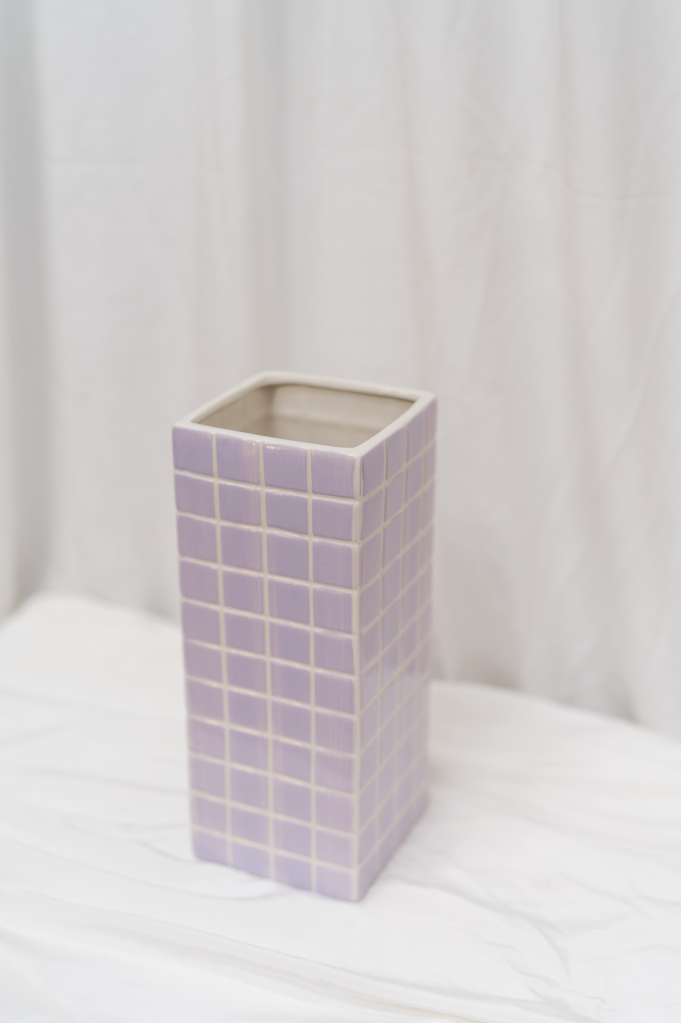 Vase en ceramique mosaique