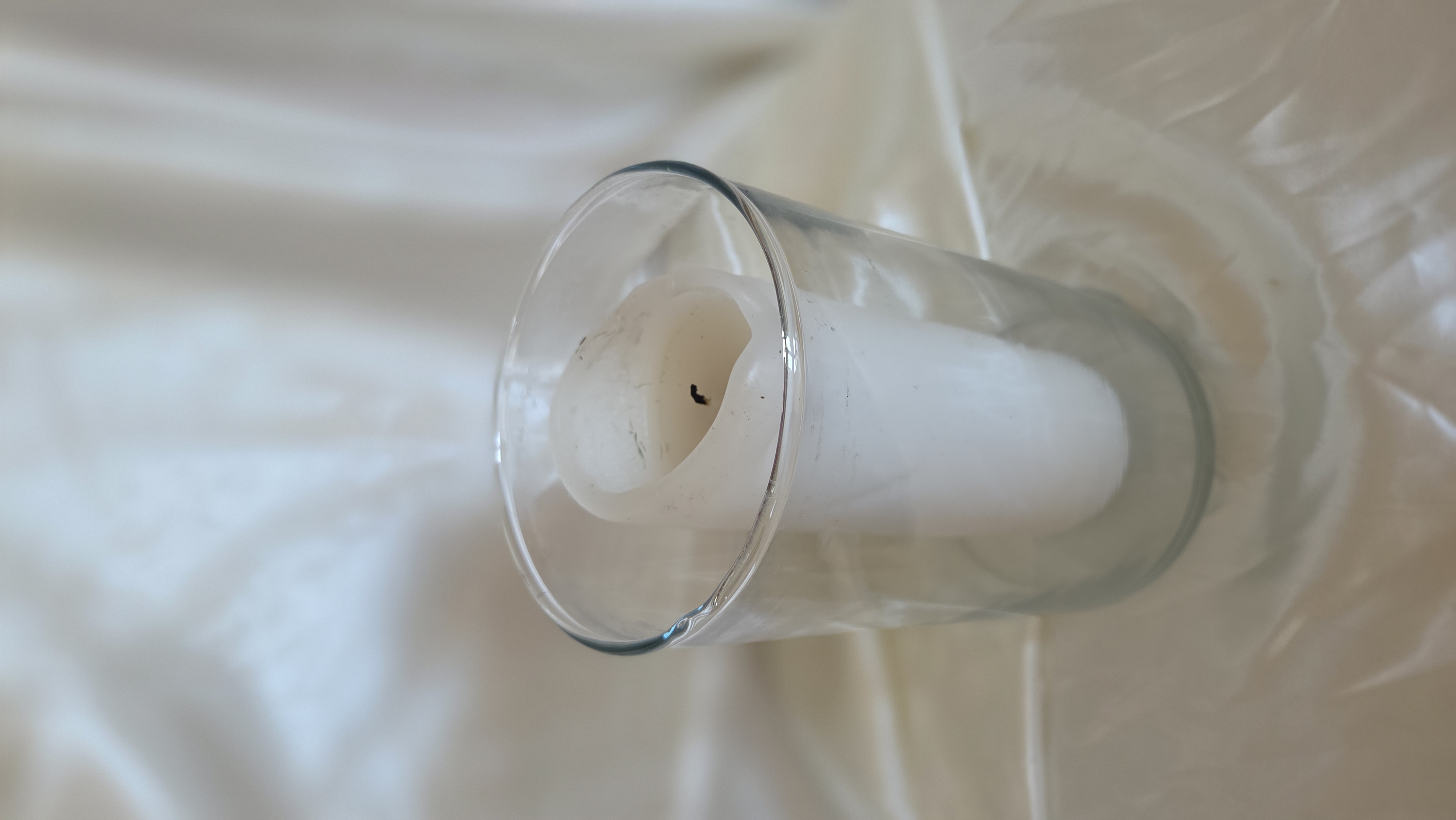 Grand photophore en verre