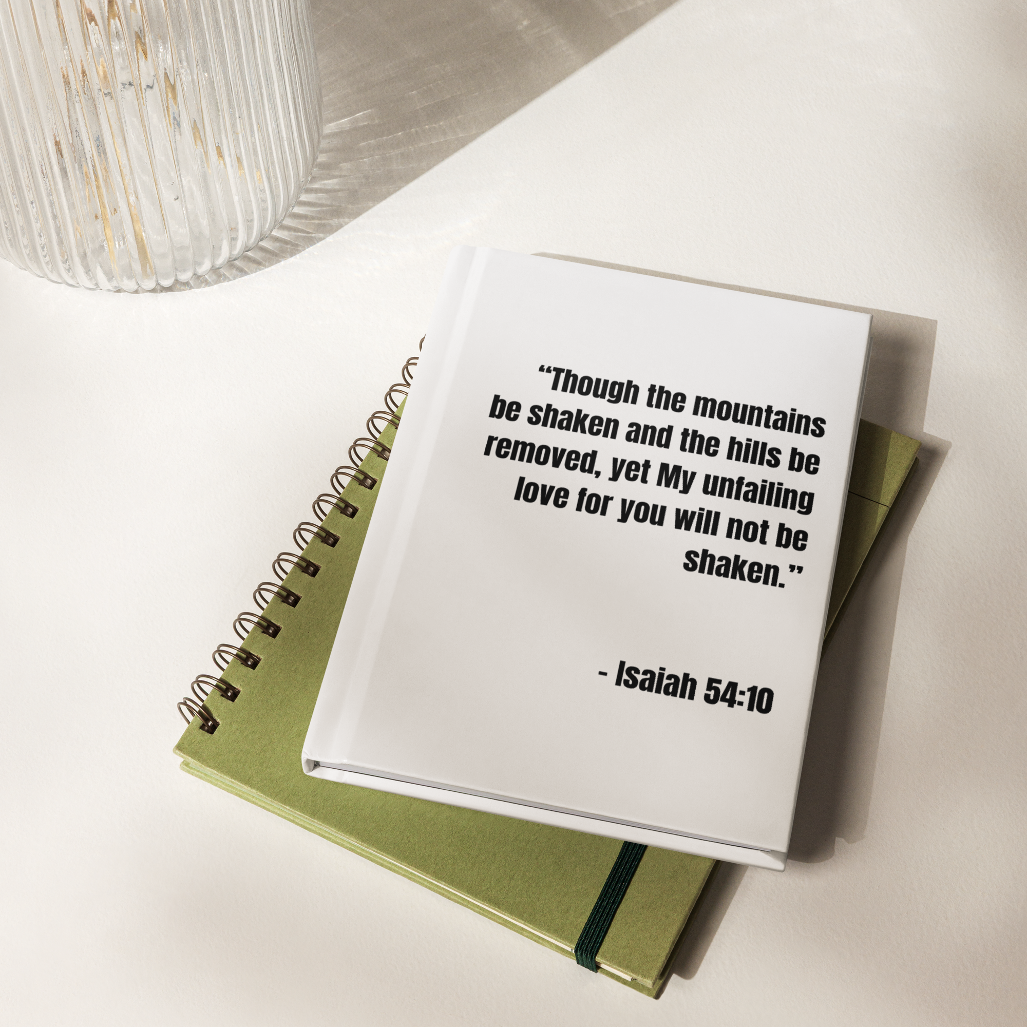 Hardcover Matte Journal - Isiah 54:10