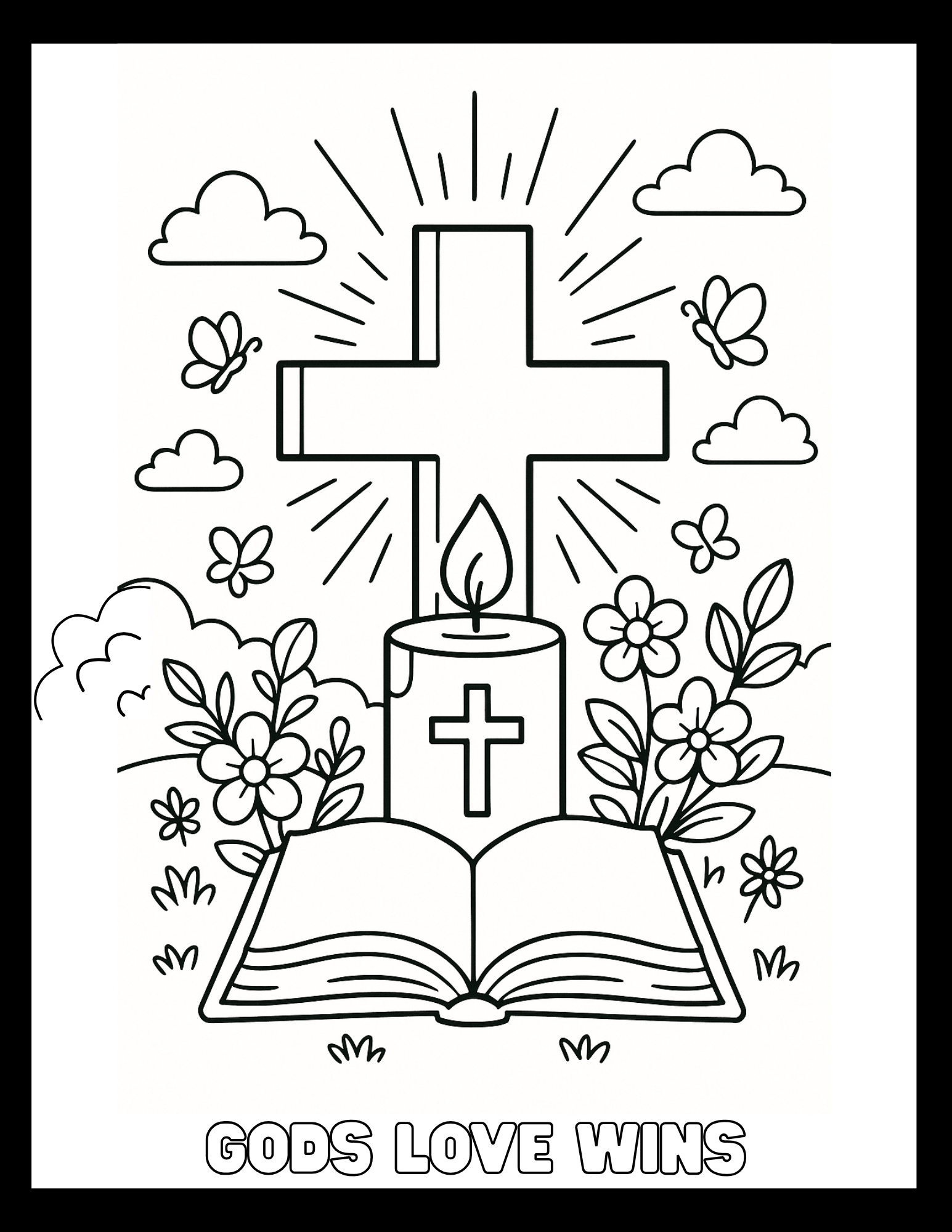 Bible Coloring Book (Printable eBook)
