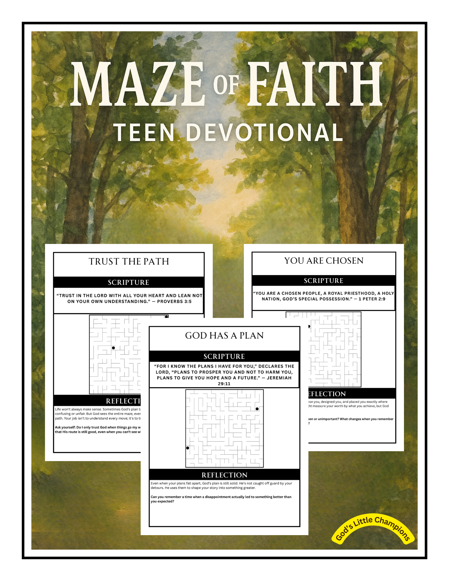 Maze of Faith Teen Devotional