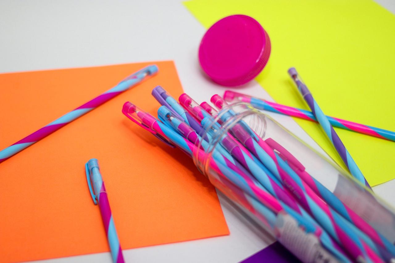 Canetas esferográficas Marshmallow