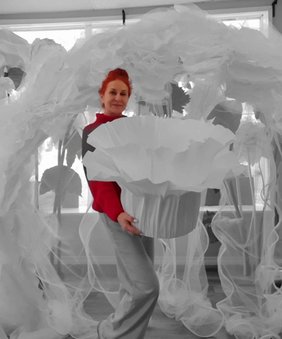 Floral Wedding Wishing Well Card Box