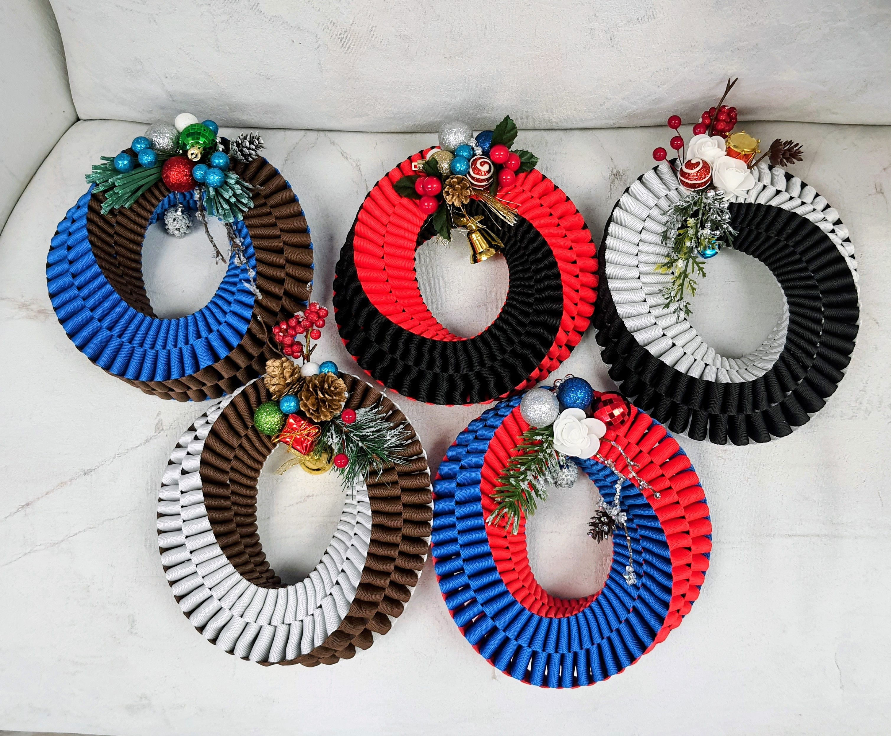 Festive Decorative Wreath,hand made