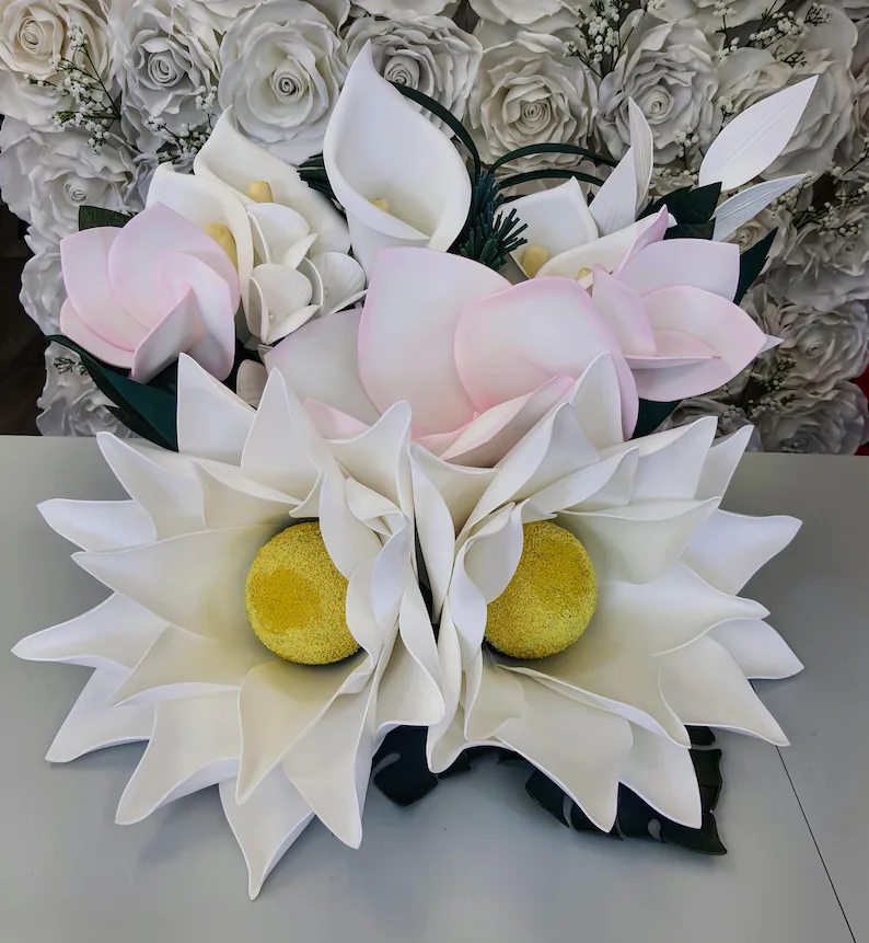 Tropical Flower's Pedestal Arrangement