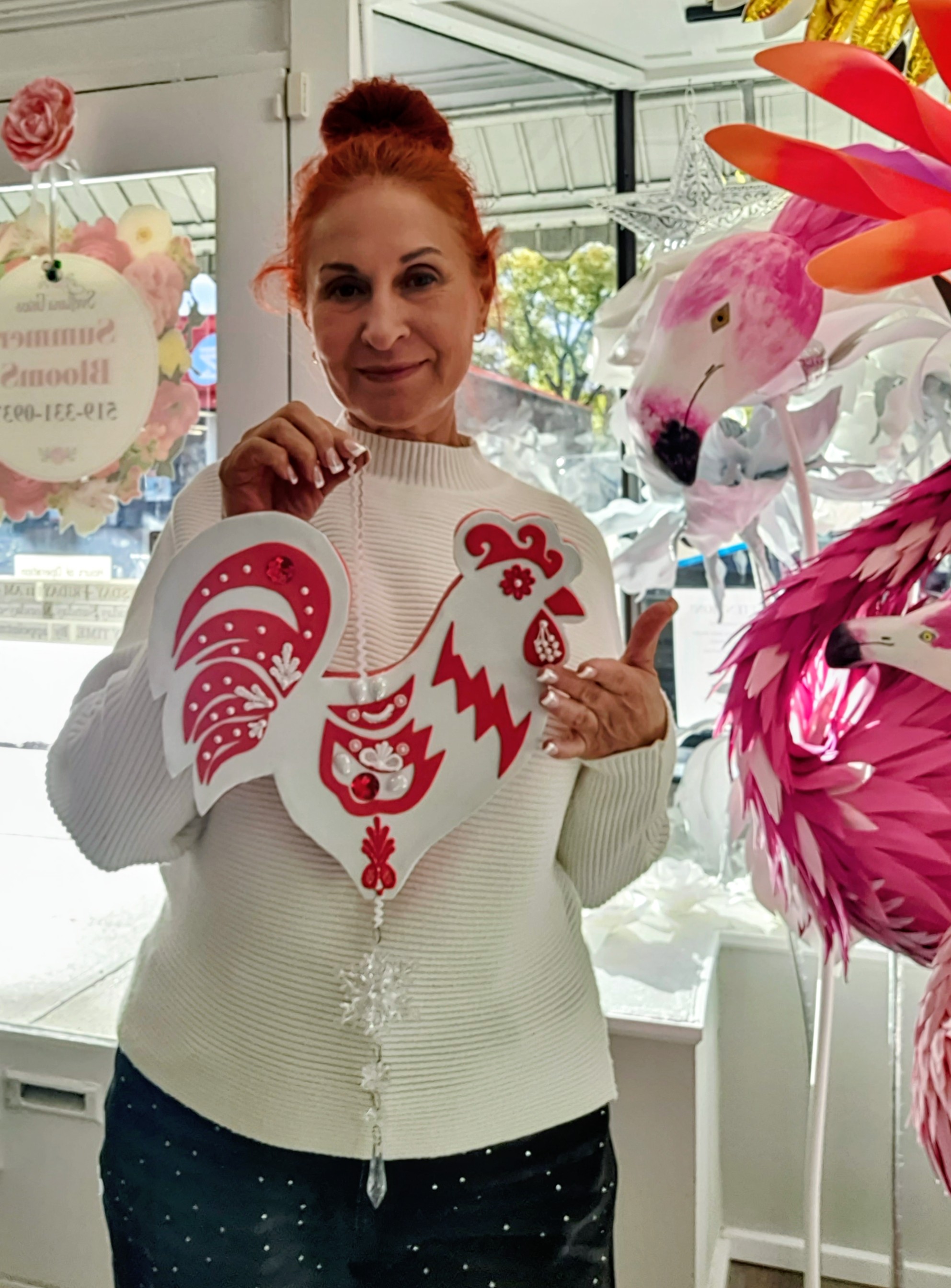 Handcrafted Decorative Rooster Wall Hanging