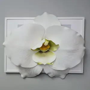Handmade 3D Orchid flower Light up in frame