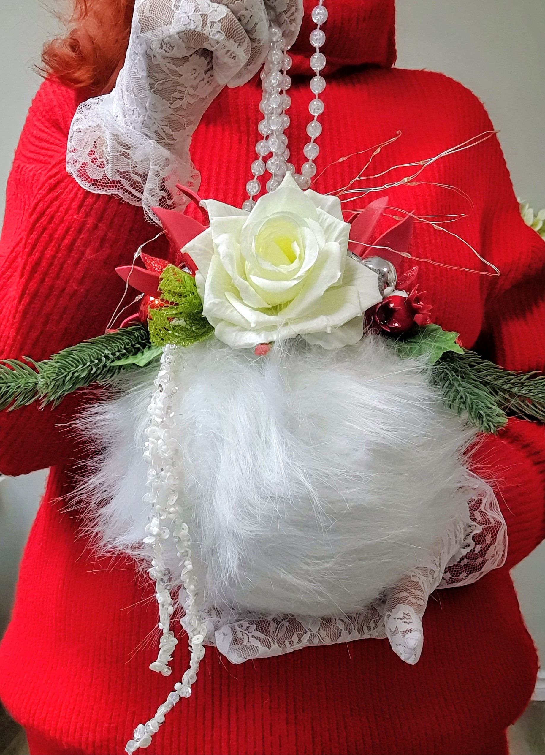 Festive Christmas ball decor 