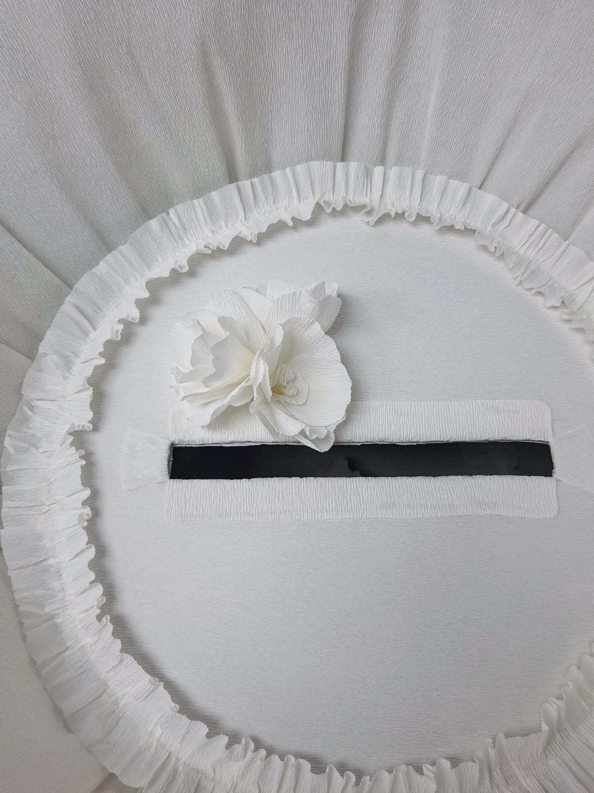 Floral Wedding Wishing Well Card Box