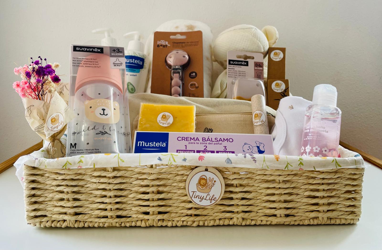 Cesta bebé y mamá Premium ~con mantita~