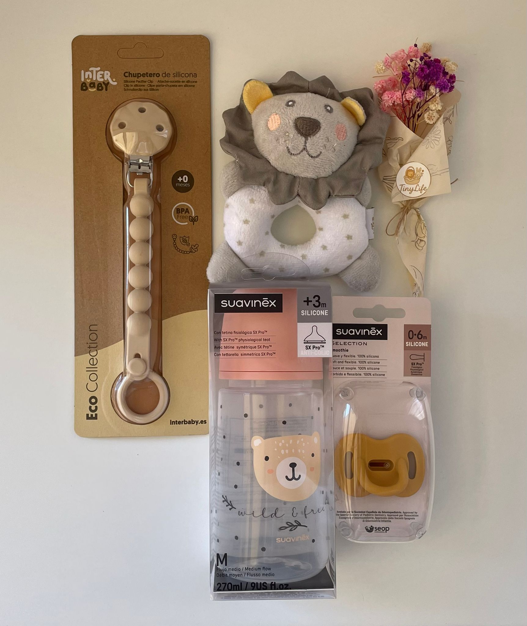 Cesta bebé sencilla