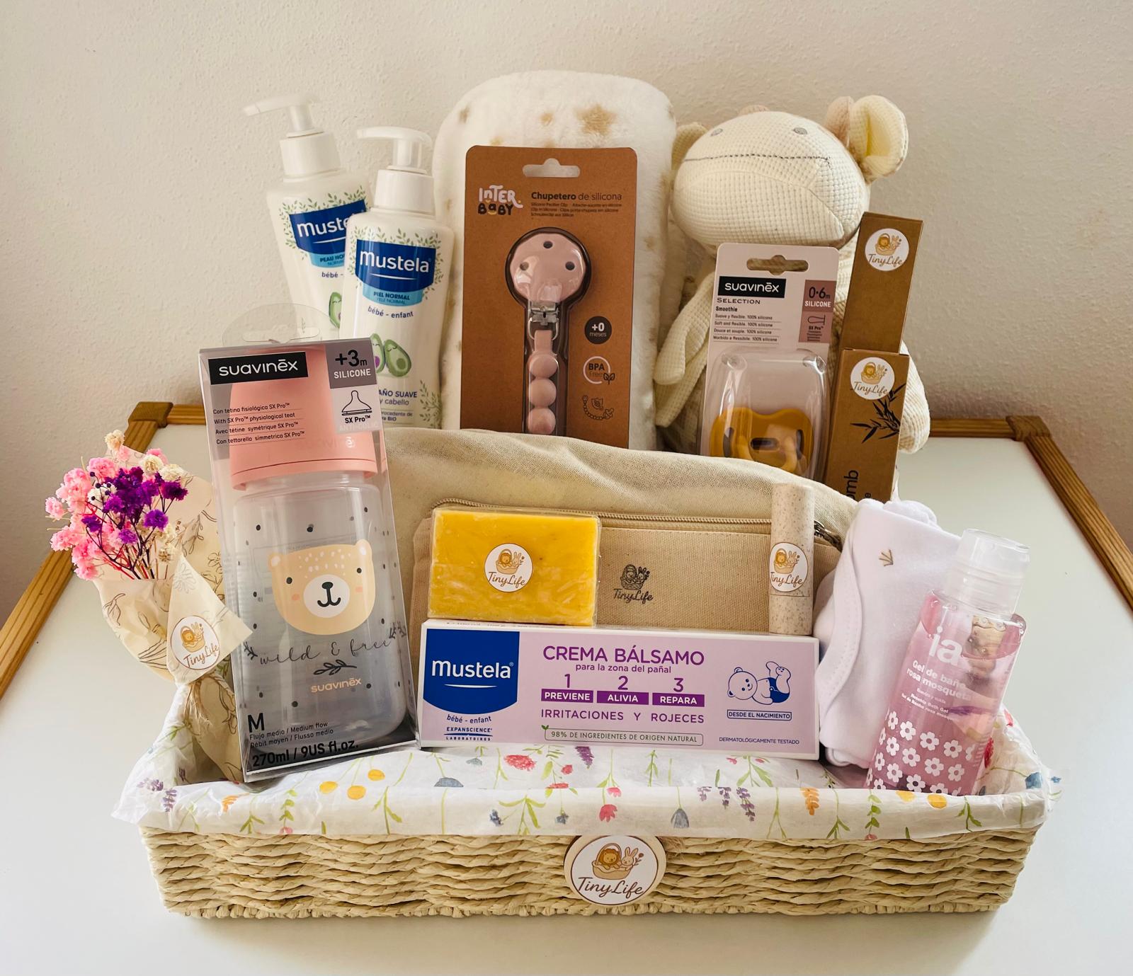 Cesta bebé y mamá Premium ~con mantita~