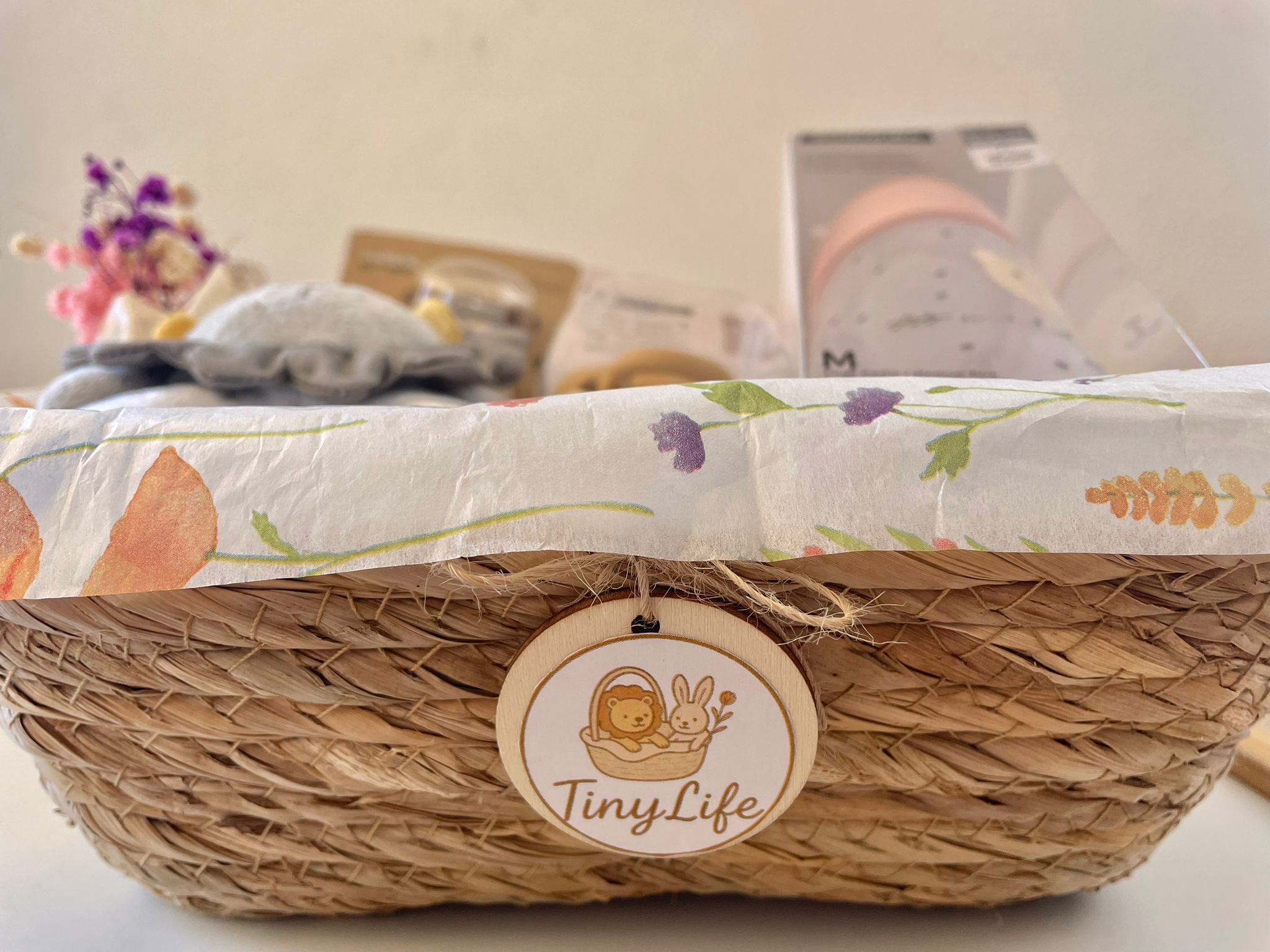 Cesta bebé sencilla