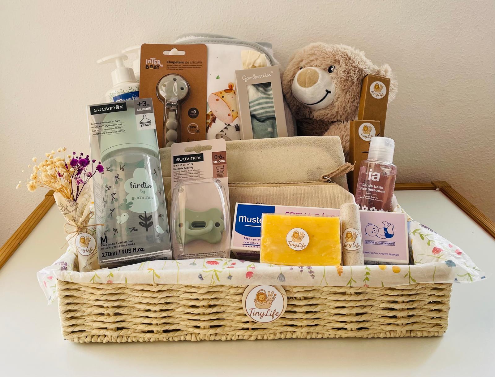 Cesta bebé y mamá premium ~con toalla~