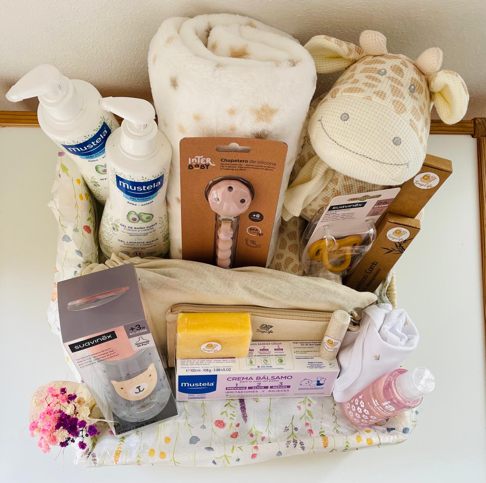 Cesta bebé y mamá Premium ~con mantita~