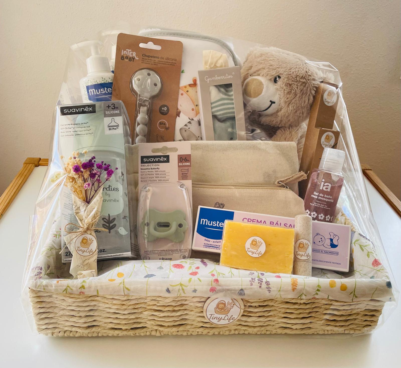 Cesta bebé y mamá premium ~con toalla~