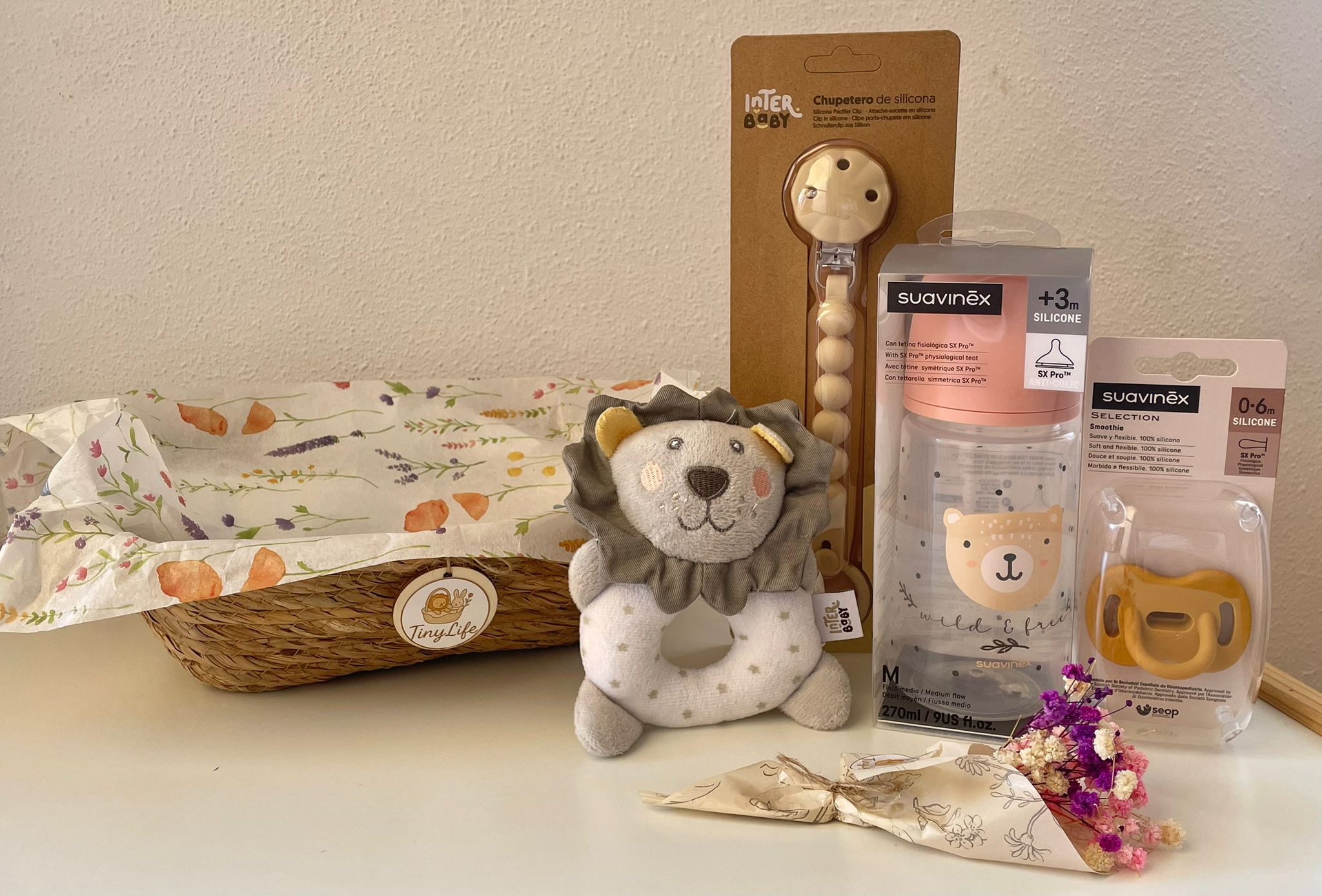 Cesta bebé sencilla