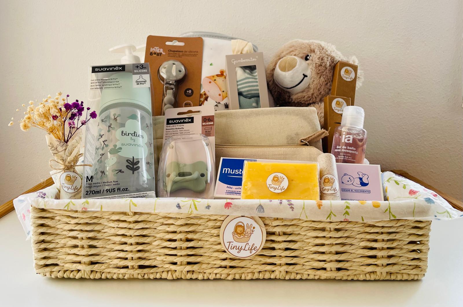 Cesta bebé y mamá premium ~con toalla~
