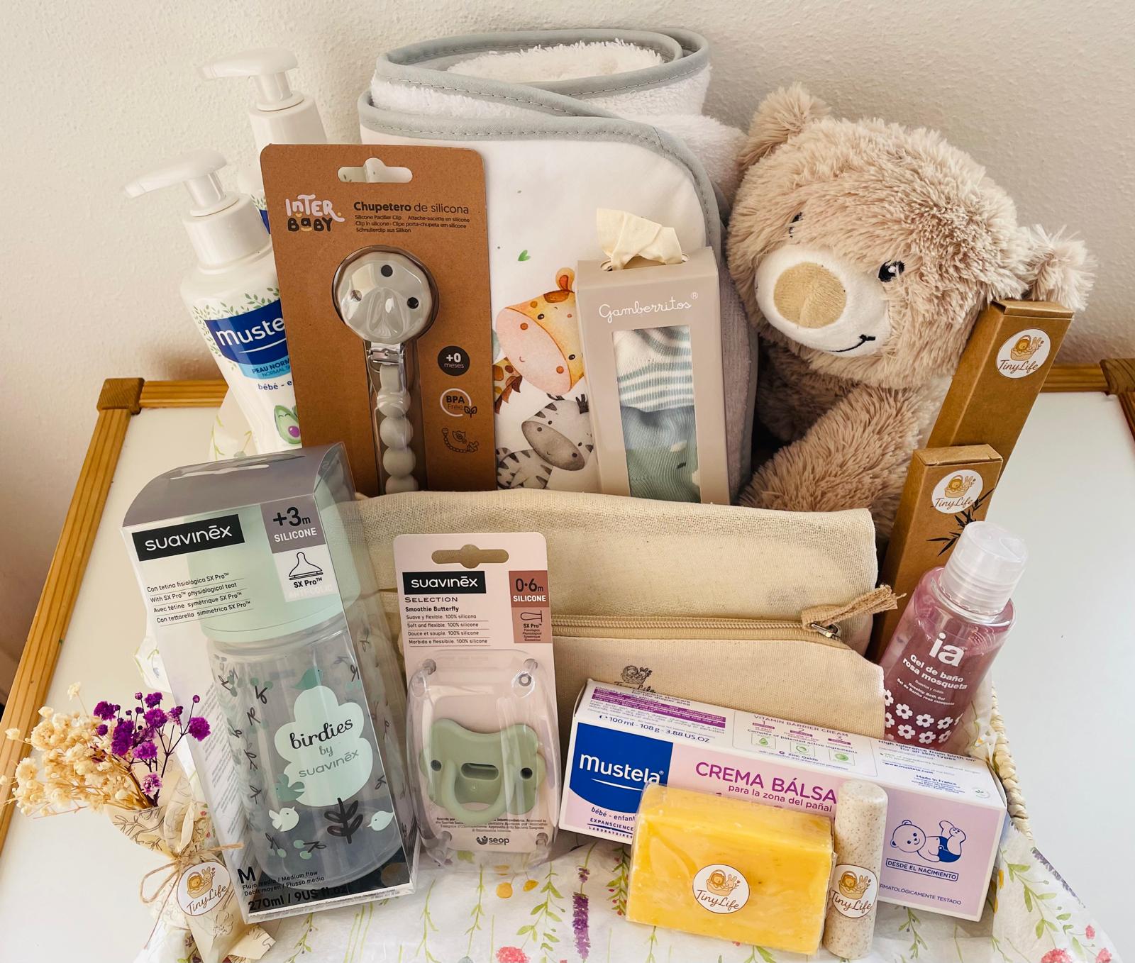 Cesta bebé y mamá premium ~con toalla~