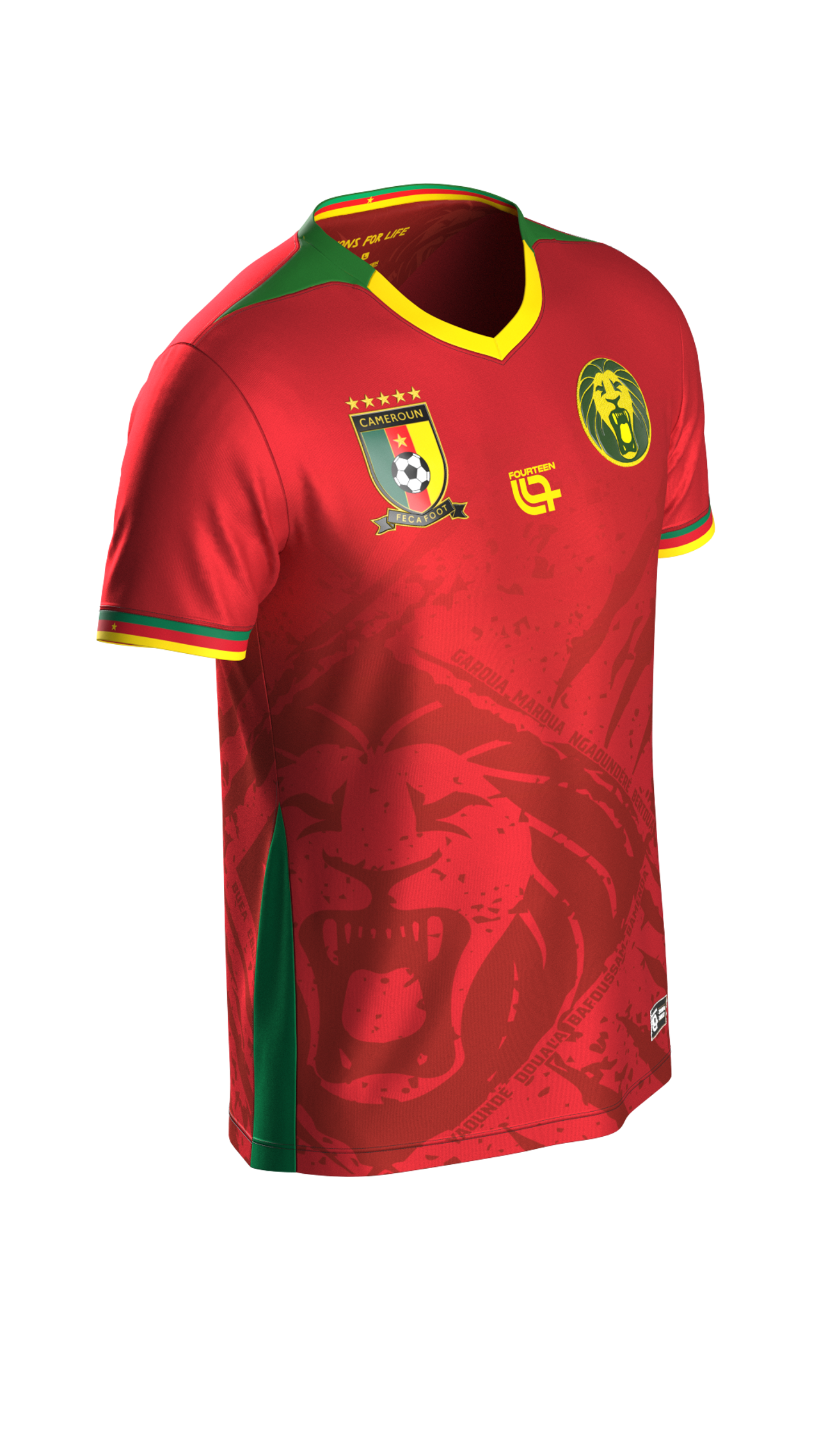 FECAFOOT - PLAYERS STADIUM JERSEY - AWAY