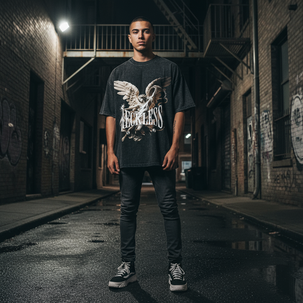 Reckless Angel Graphic T-Shirt