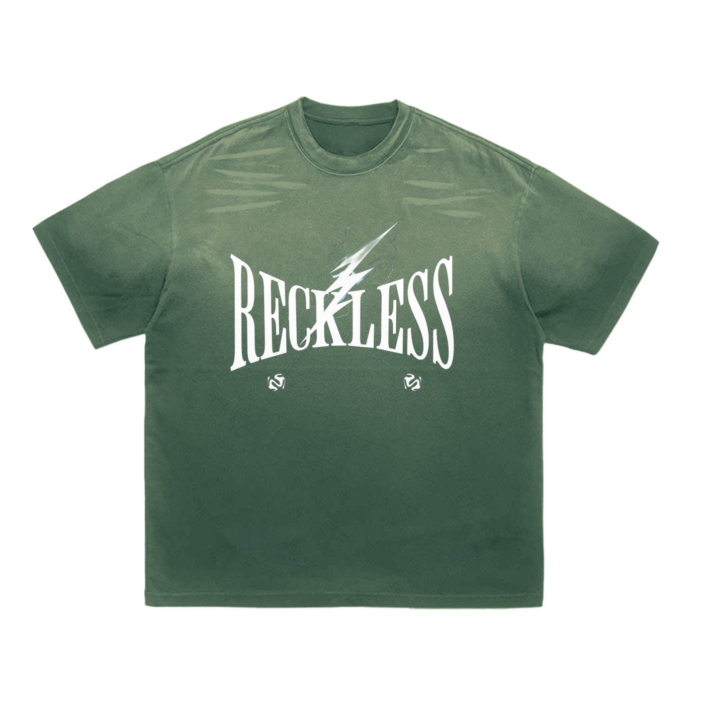 Green Reckless Graphic T-Shirt