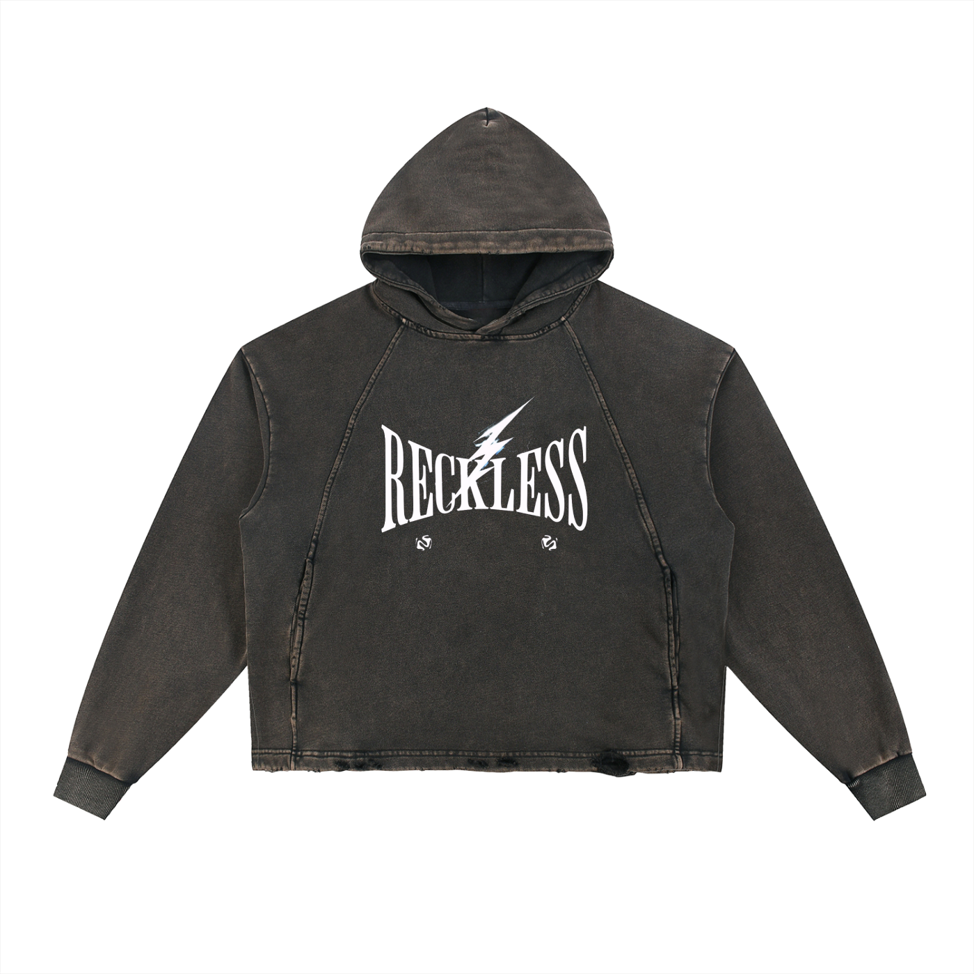 Reckless Vintage Black Hoodie