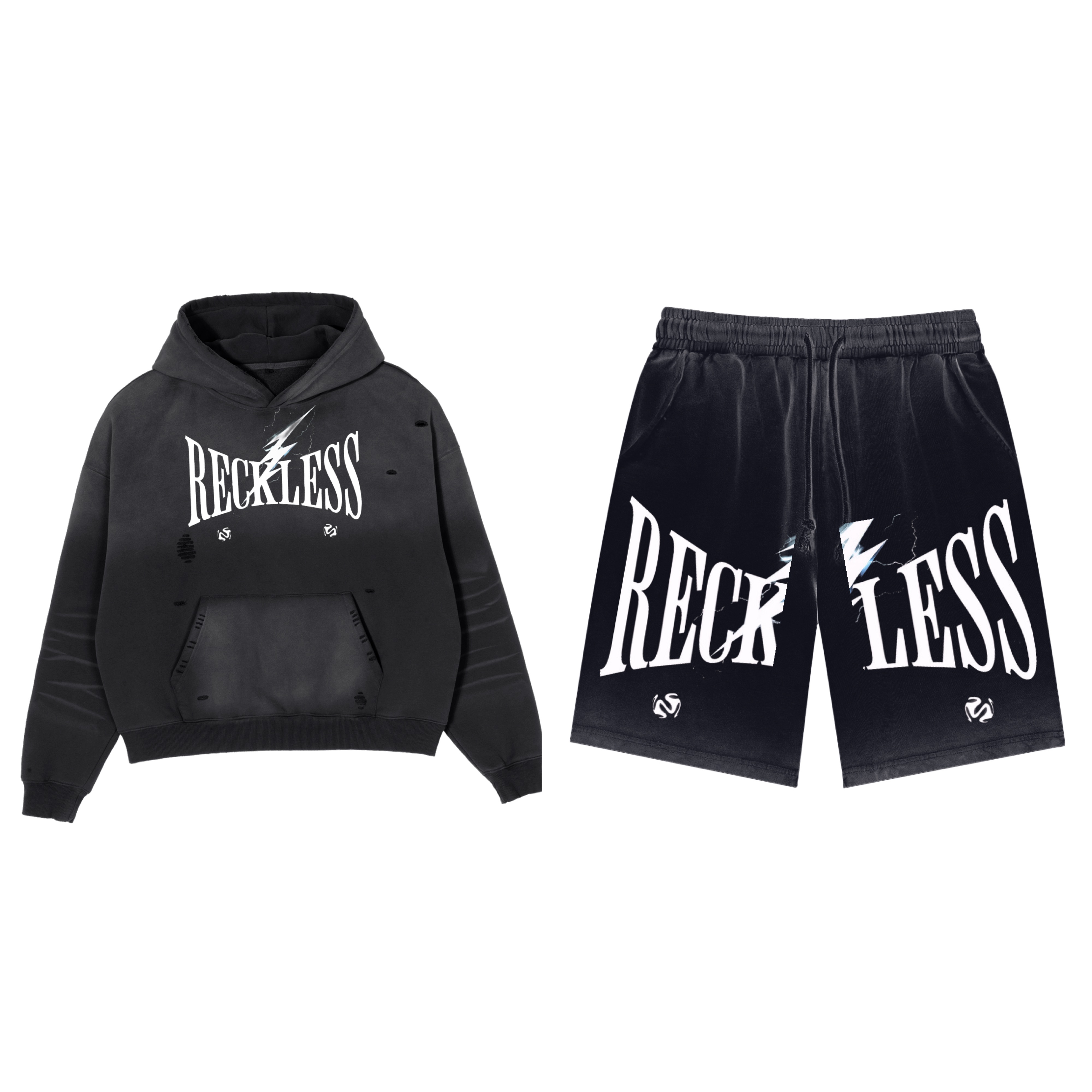Reckless Hoodie and Shorts Set