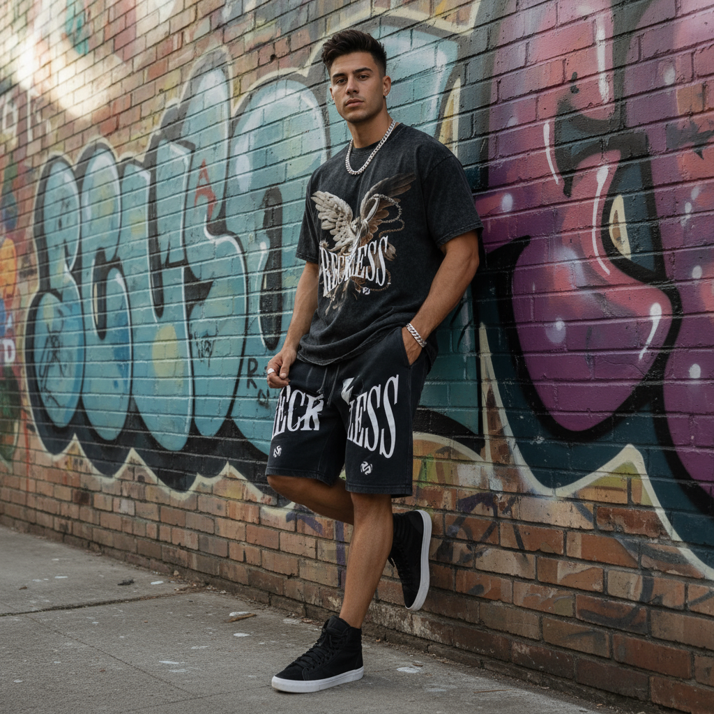 Reckless Angel Graphic T-Shirt