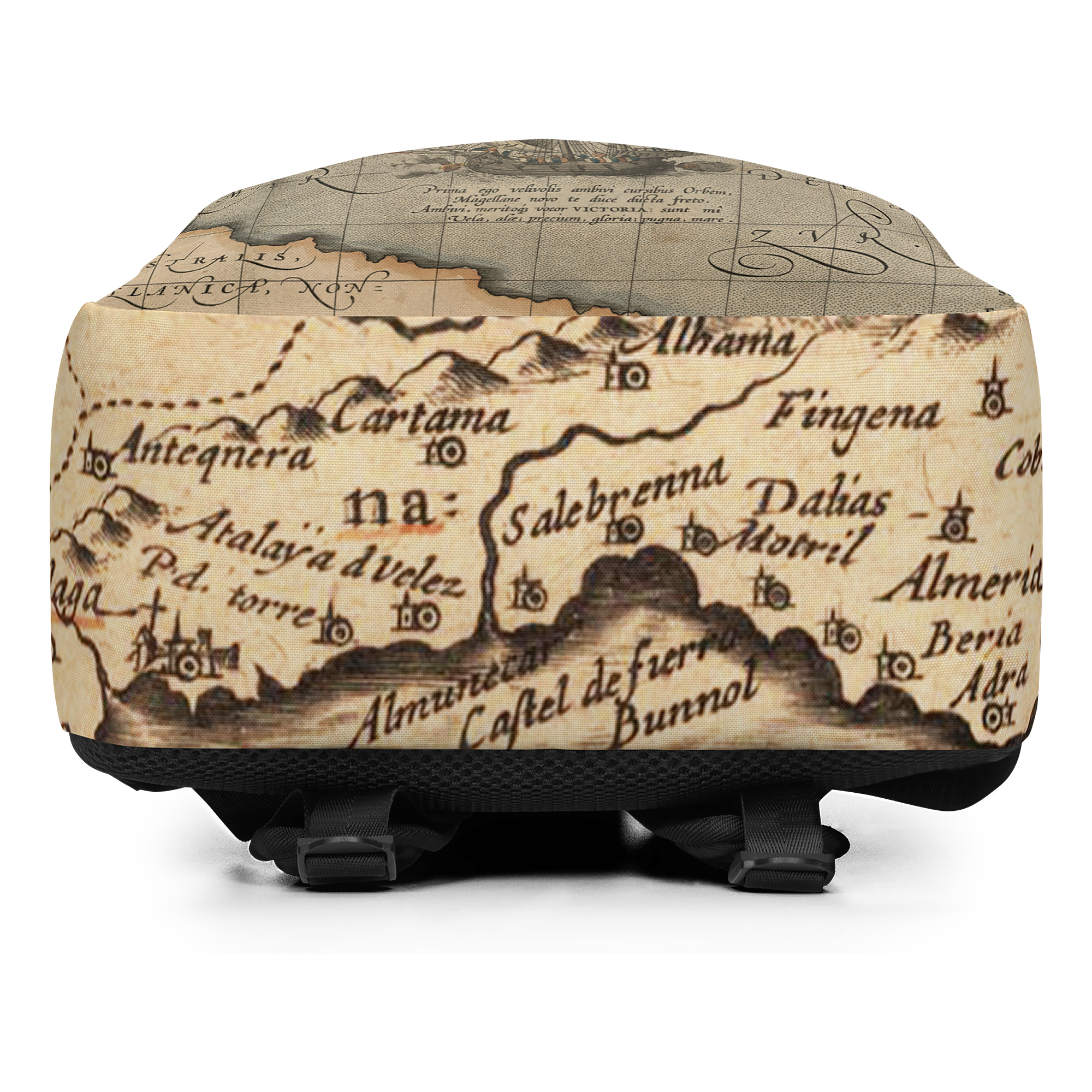 World Travels Vintage Map Minimalist Backpack