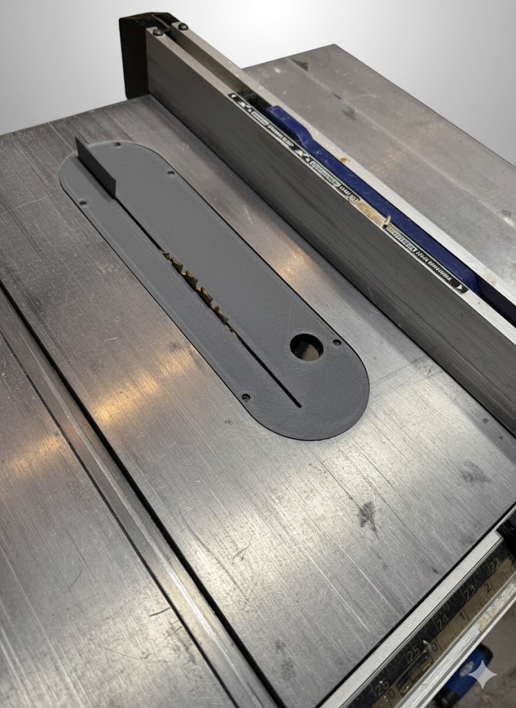 Zero Clearance throat plate: Kobalt KT1015 Table Saw