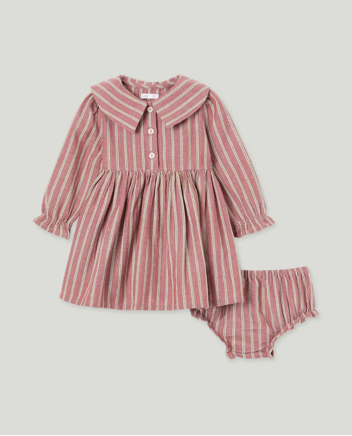 Vestido vino de rayas 24 m