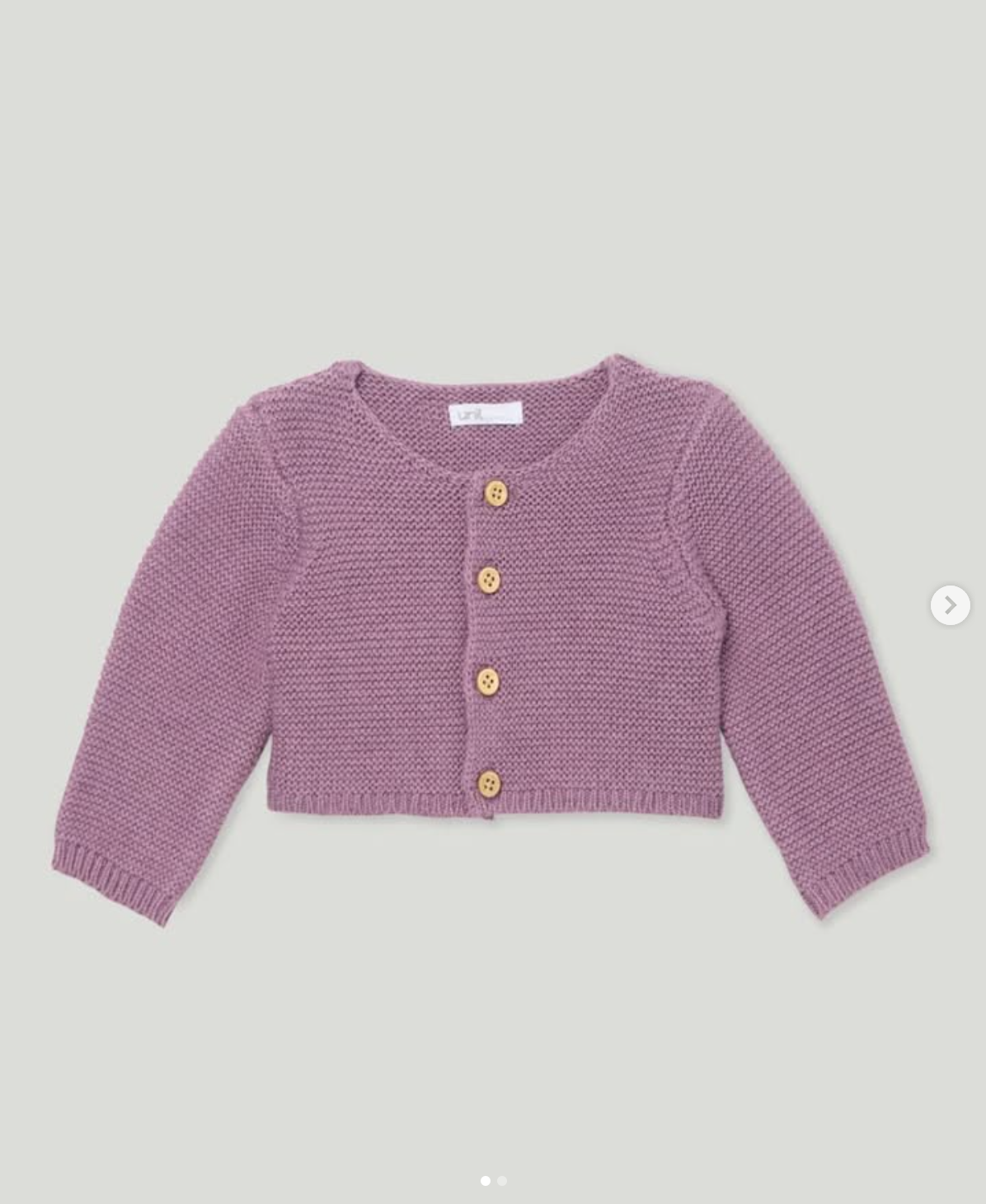 chaqueta lana morada 6m