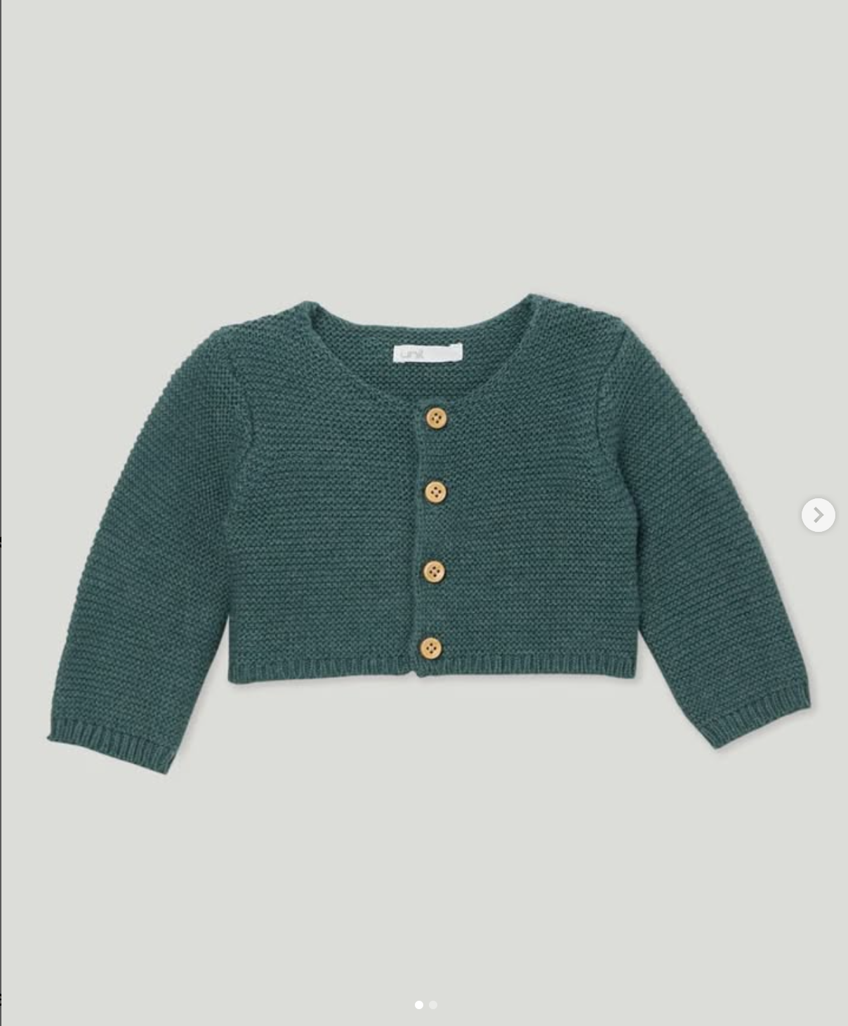 chaqueta lana verde 6m