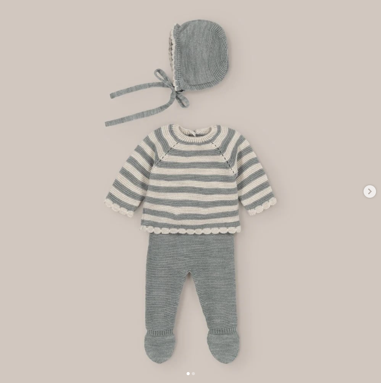 Conjunto rayas verde 3m