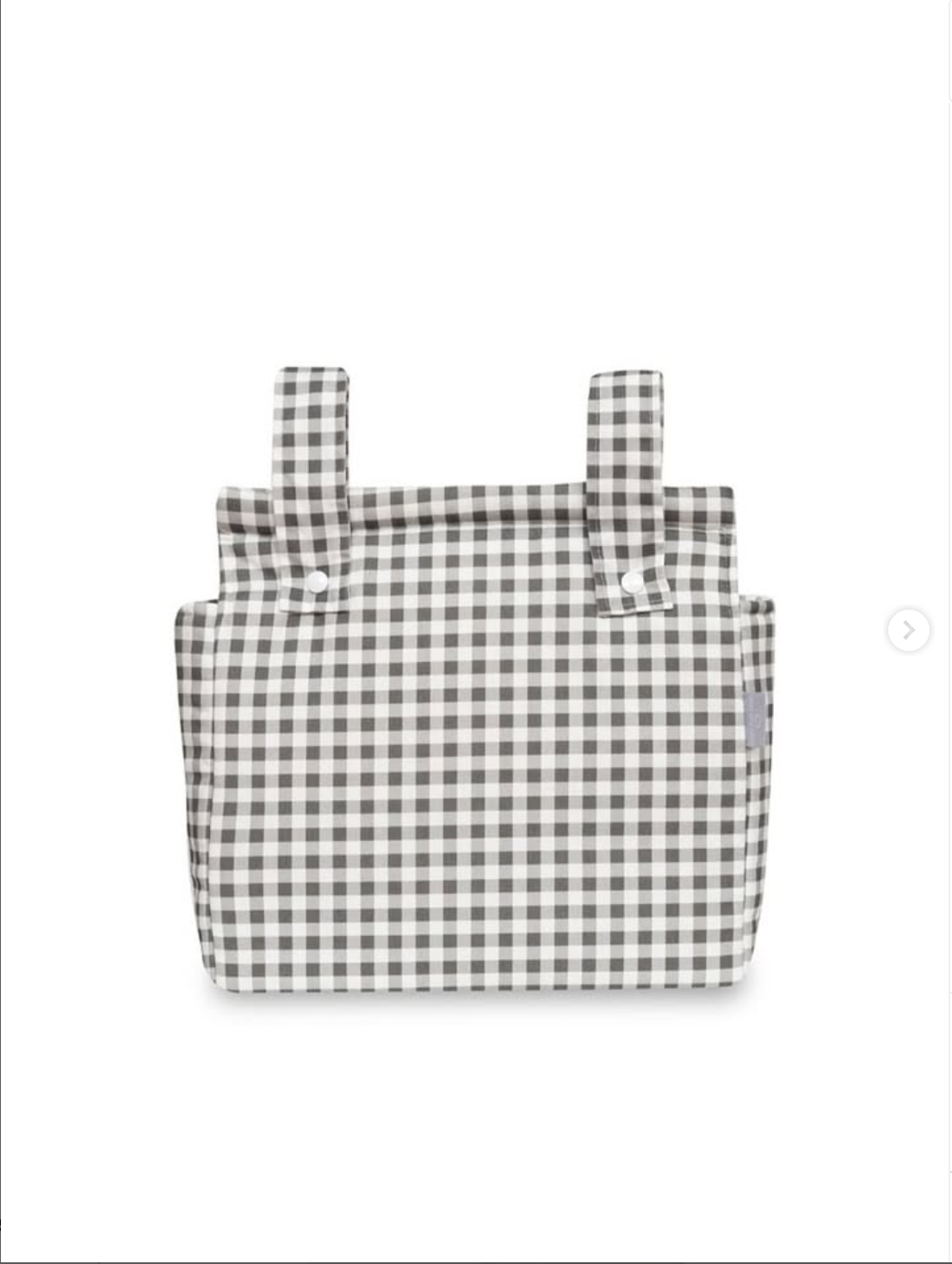 bolso car vichy gris oscuro