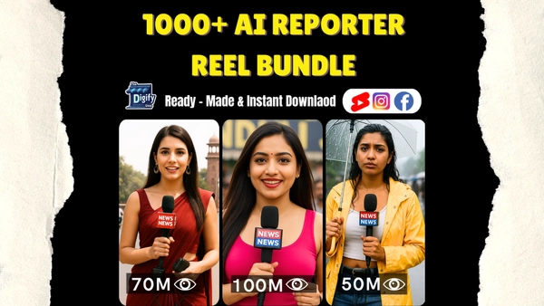 1000+ AI Reporter Reel Bundle