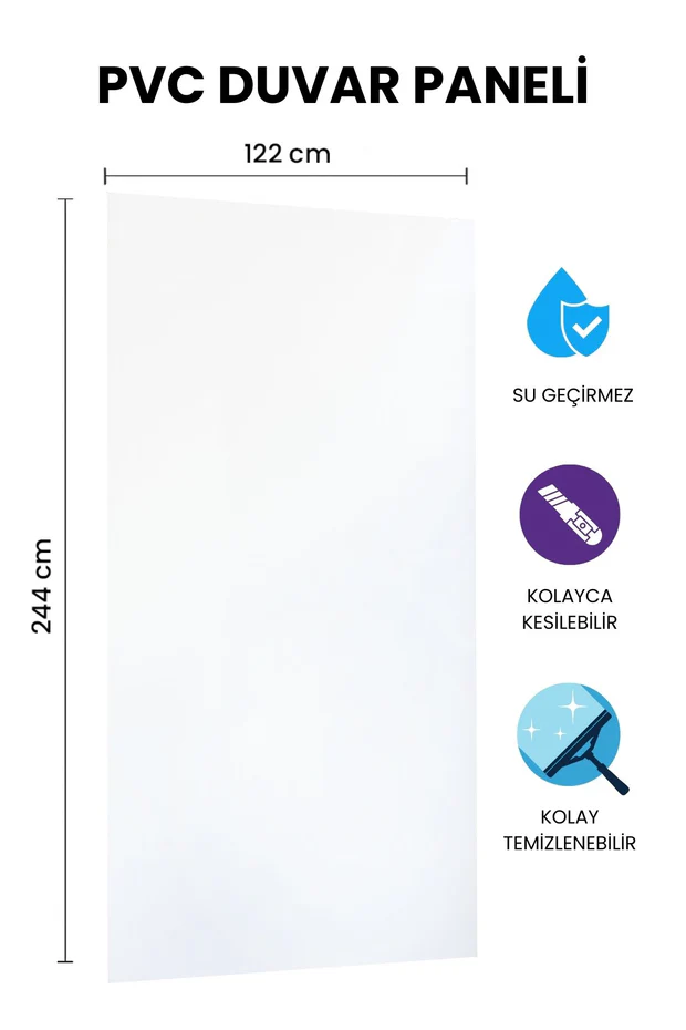 WHITE BELGIUM ONE Mermer Desenli PVC Panel