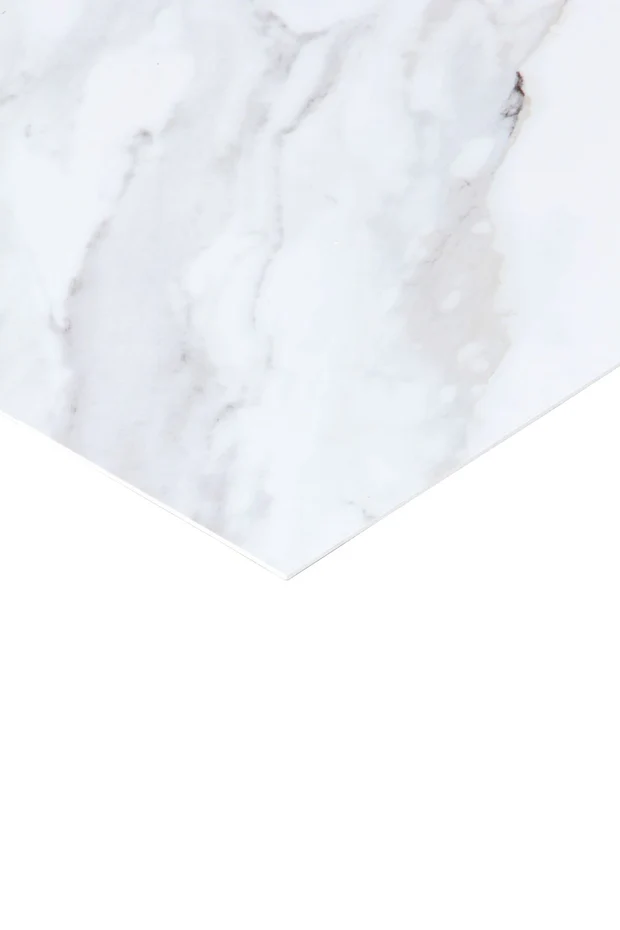CARRARA WHITE GRAY Mermer Desenli PVC Panel