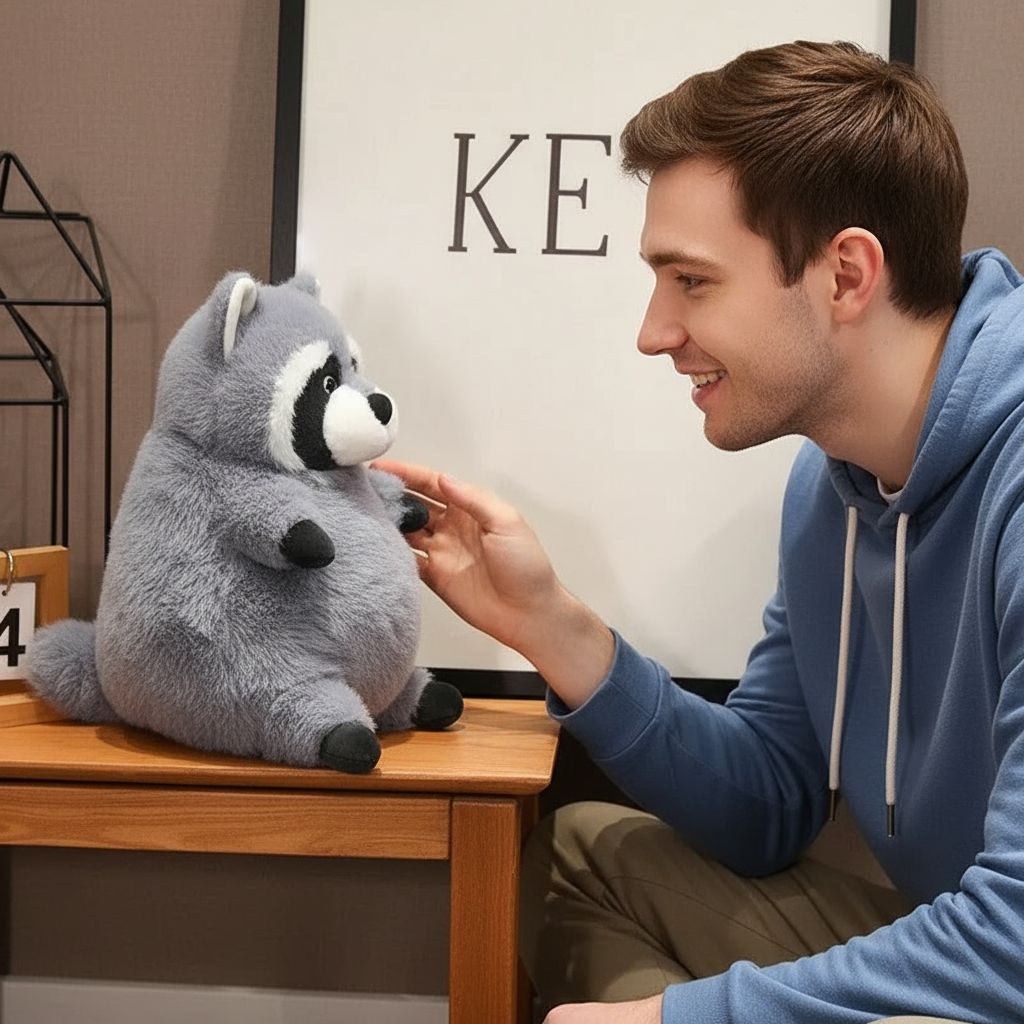 Plush Raccoon Toy