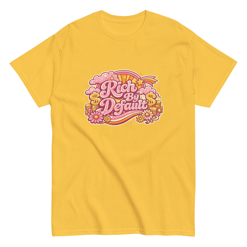 Rich By Default Graphic T-Shirt