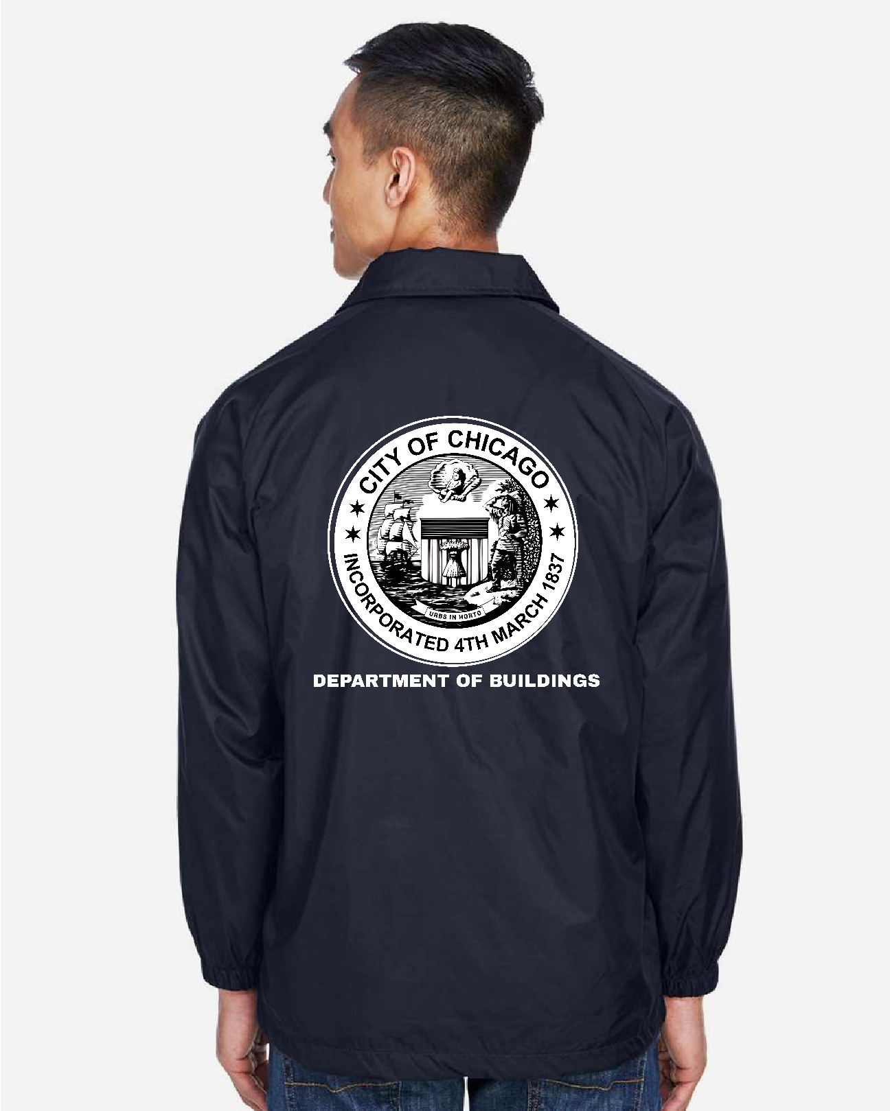 Navy Blue - City of Chicago Department of Buildings Jacket
