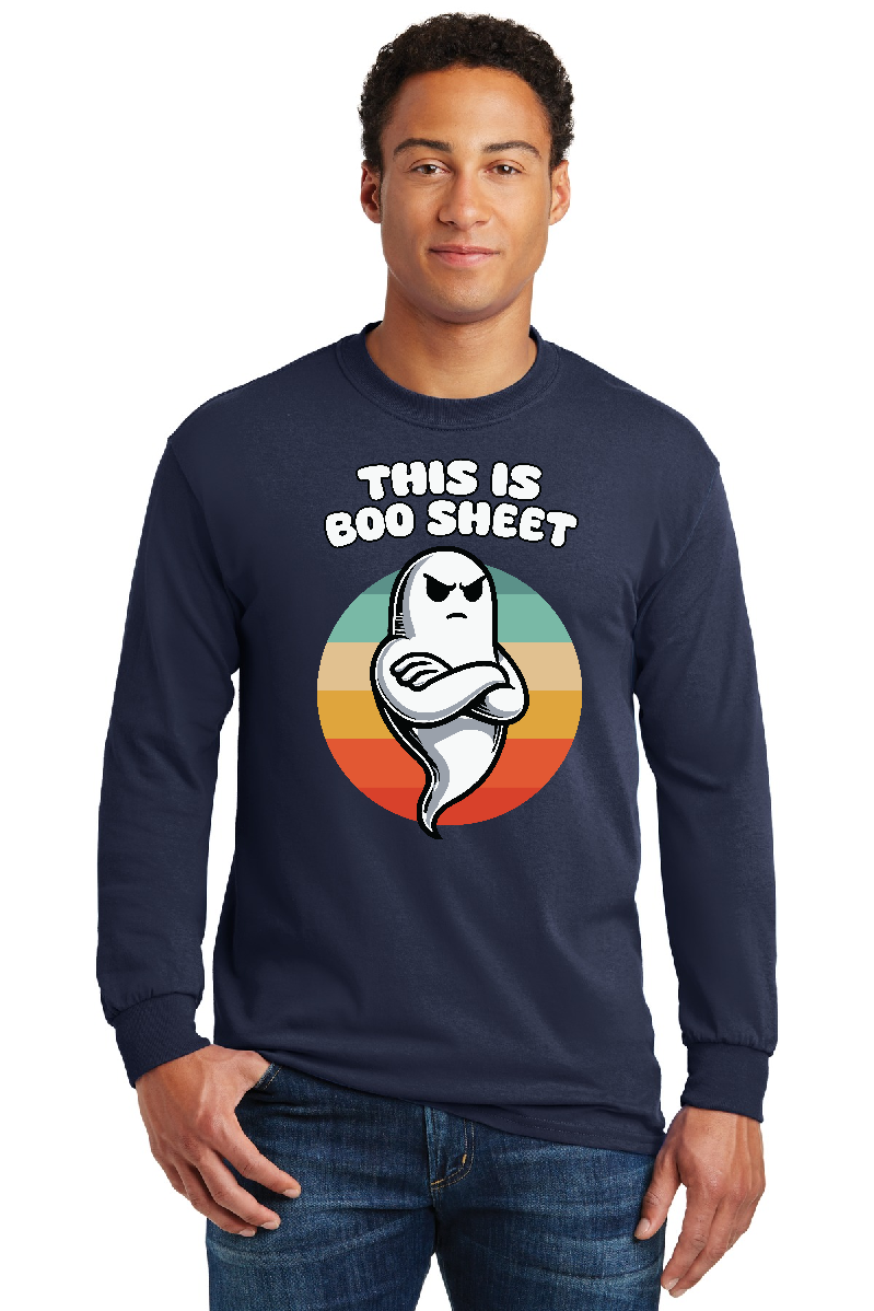 Funny Ghost Long Sleeve T-Shirt