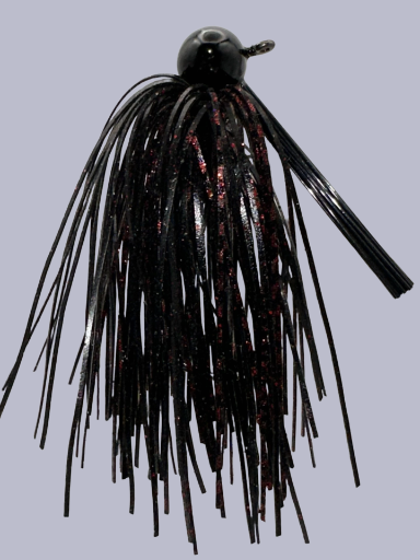 Black With Red Flake