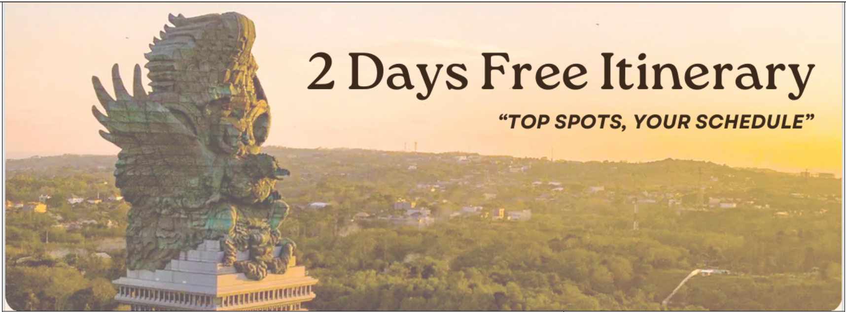 Bali - 2 Days Free Itinerary